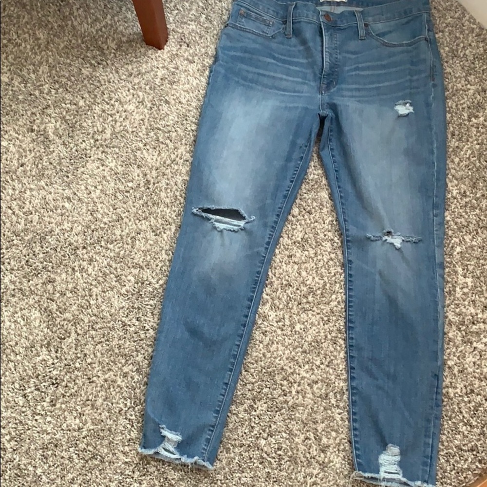 MADEWELL 9” High Rose Skinny Jean